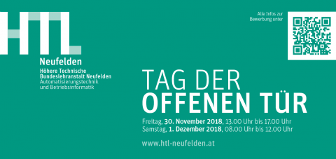 Tage der offenen Tür (Fr. 30.11. und Sa. 1.12.18)