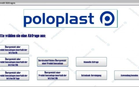 Visualisierung von Prüfergebnissen – Firma Poloplast / Leonding