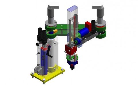 Scara-Roboter für Schach