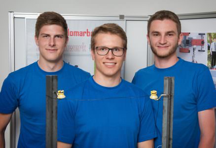 3. Platz beim Wettbewerb „Jugend Innovativ“ für das Zaunmähwerk