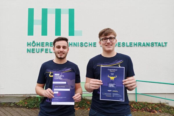 HTL Neufelden Schüler gewinnen den Coding-Contest an der Johannes Kepler Universität