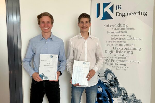 Erfolgreiche Prämierung bei JK Engineering